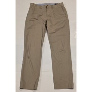 Polo Ralph Lauren Men's Size 34x32  Stretch Straight Fit Kaki Classic Pants